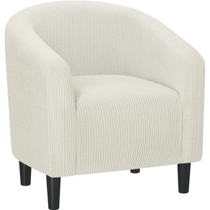 Yaheetech Upholstered Barrel Shaped Accent Chair for Living Room - 1 of 4