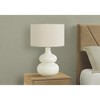 Monarch Specialties Lighting 25inchH Table Lamp Ivory / Cream Shade Cream Ceramic Contemporary - 2 of 4