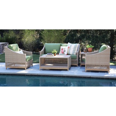 Prescott 5pc Deep Seating Set with Sunbrella - Canopy Home and Garden