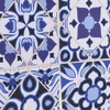 Unique Bargains PVC Tile Stickers 3.94"x3.94" Black Blue 24 Pcs - 2 of 4