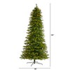 Nearly Natural 10-ft Belgium Fir Natural Look Artificial Christmas Tree with 1050 Clear LED Lights - 2 of 4