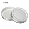 Unique Bargains Wide Mouth Leakproof Reusable Kitchen Mason Jar Lids 16 Pcs - 3 of 4