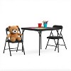 Flash Furniture Kids Colorful 3 Piece Folding Table and Chair Set - 2 of 4