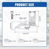 Unique Bargains Racing Transmission Shifter Bracket Set for Acura RSX 2002-2006 Silver Tone 1pc - 3 of 4