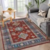 8x10 Living Room Rug Non Slip Washable Rugs for Bedroom Boho Aesthetic Carpet Stain-Resistant Foldable - 2 of 4