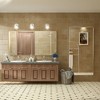 Apmir Rectangular Aluminum Alloy Framed and Tempered Glass Wall Bathroom Vanity Mirror in Matte Black/ Gold/ Silver/ Brown - 3 of 4