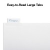 Staples Big Tab Insertable Paper Dividers 8-Tab Clear (18935/11124) 462762 - 3 of 4