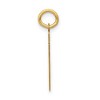 Black Bow Jewelry 14k Yellow Gold, Jersey Collection, Small Number 31 Pendant - 2 of 4