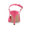 Journee Collection Womens Knightly Medium and Wide Width Sling Back Mid Stiletto Pointed Toe Pumps - 3 of 4