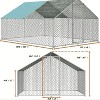 Vipbear Large - Scale Chicken Coop Run with Immersed Wire Mesh, Complete with Cover and Secure Lock for Yard Use - 2 of 4