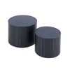 NicBex 19.17" & 15.24" Nesting Coffee Table Set of 2,Space-Saving MDF Nesting Tables,Modern Round Coffee Tables for Living Room,Lounge - 2 of 4