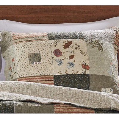 Sedona Multicolor Cotton Quilted Standard Sham
