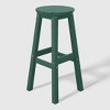 WestinTrends Malibu 24" All Weather Hdpe Outdoor Patio Round Backless Counter Stool - 4 of 4