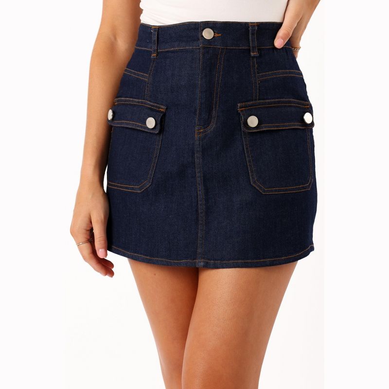 Petal and Pup Womens Avery Cargo Mini Skirt, 1 of 7