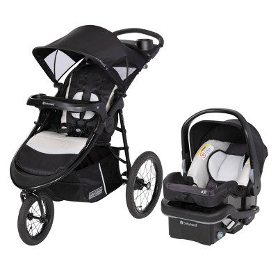 Baby Trend Expedition DLX Jogger Travel System with EZ-Lift Plus Infant Car Seat - Madrid Tan_5