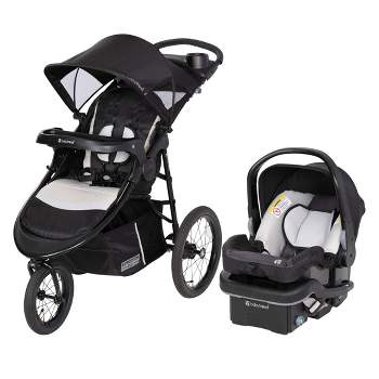Baby Trend Expedition DLX Jogger Travel System with EZ-Lift Plus Infant Car Seat - Madrid Tan