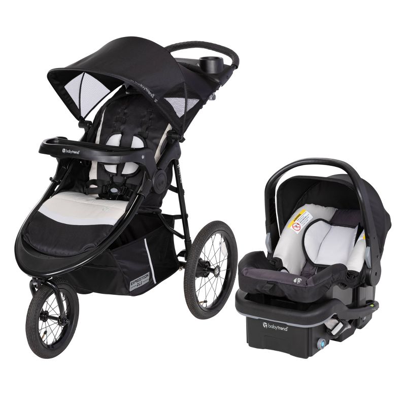 Baby Trend Expedition DLX Jogger Travel System with EZ-Lift Plus Infant Car Seat - Madrid Tan, 1 of 22