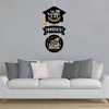 Big Dot of Happiness Law School Grad - Hanging Porch Future Lawyer Graduation Party Outdoor Decorations - Front Door Decor - 3 Piece Sign - 3 of 4