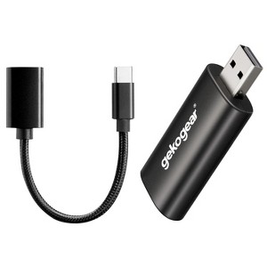 GekoGear™ Orbit A100 Bluetooth® Dongle Adapter for Wireless Apple® CarPlay®, Black - 1 of 4
