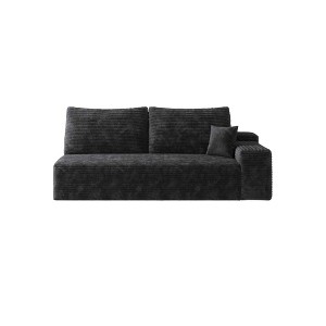 MAYEERTY Sofa with Armrest - Corduroy, Armrest Design, Comfort Seat, No Assembly, for Living Room/Bedroom - 1 of 4