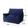NicBex Bean Bag Chair,Velvet Beanbag Chair with Armrests,Adults Lounge Sofa,Comfy Chair for Living Room Bedroom - 3 of 4