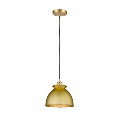 Adirondack - 1 Light Cord Hung Mini Pendant In Industrial Style-10 Inches Tall and 8.13 Inches Wide