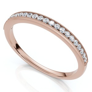 Pompeii3 3/8thCt Diamond Sephora Stackable Wedding Anniversary Ring 10k Gold Lab Created - 1 of 4