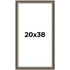 PosterPalooza | Weathered Black Picture Frame - UV Acrylic, Foam Board Backing, Hanging Hardware - 2 of 4