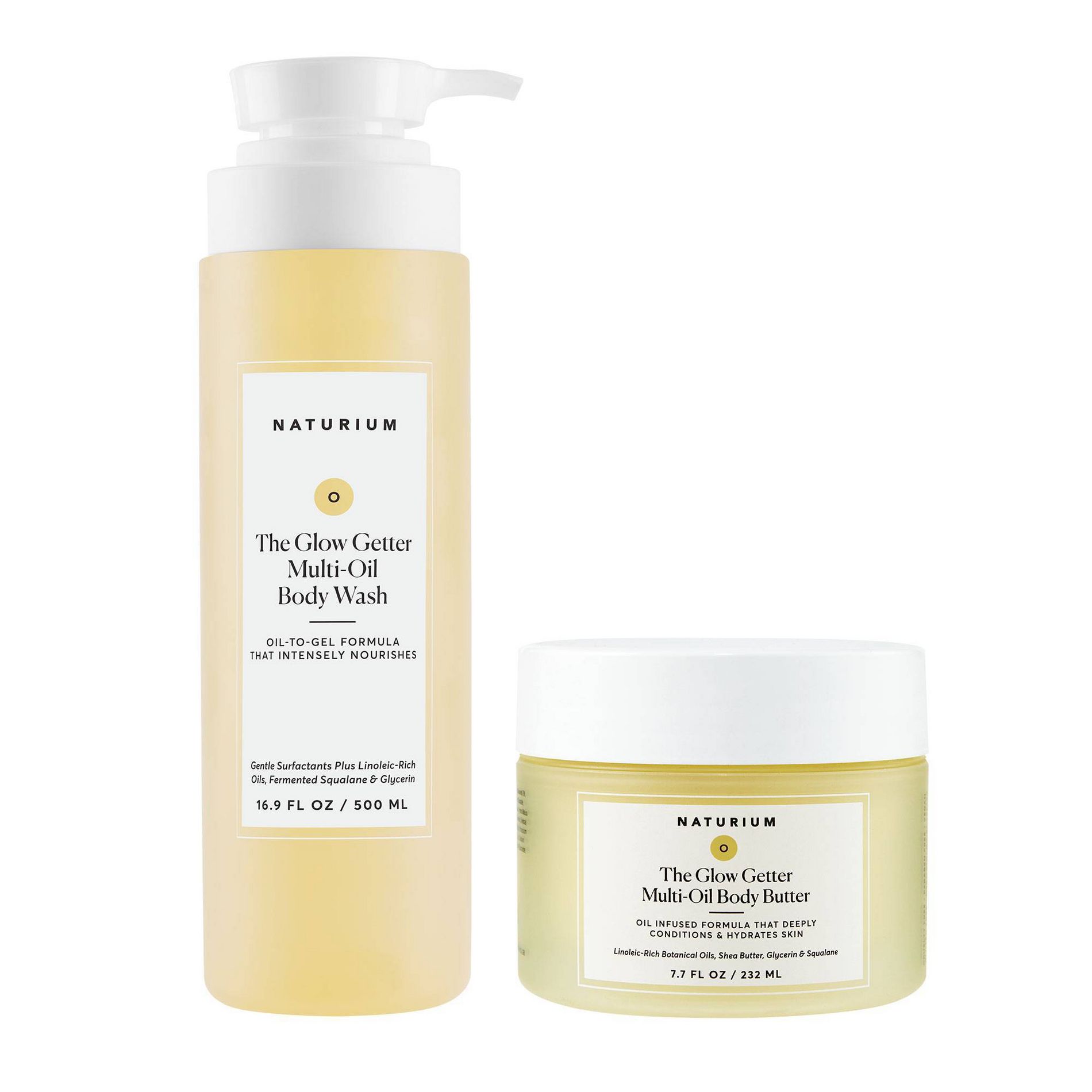 Naturium The Glow Getter 16.9 fl oz Body Wash + 7.7 fl oz Body Butter