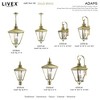 Livex Lighting Adams 4 - Light Post Light in  Antique Brass/Brushed Nickel - 2 of 4