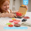 Joyfy Play Food Toy for Kids Ages 3-6，35 Pcs Interactive Panini Sandwich Maker Toy，Pretend Play Kitchen for Girls Boys Christmas Birthday Gift - 2 of 4