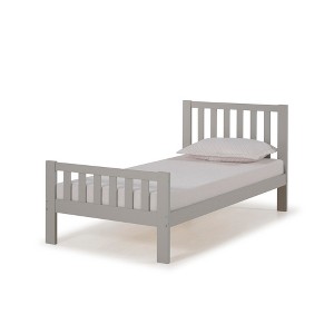 Twin Aurora Bed Dove Gray - Alaterre Furniture