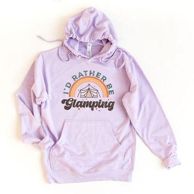 Simply Sage Market Women's Graphic Hoodie I'd Rather Be Glamping
