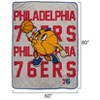 NBA Philadelphia 76ers 60"x80" Cartoon Basketball Ultra Cozy Blanket - 3 of 3