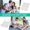Attop Bed Tray Table with Folding Legs,Bamboo Breakfast in Bed for TV Table, Laptop Computer Tray,Eating,Snack Tray - 3 of 4