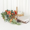 Unique Bargains Home Artificial Plant Plastic Silk Fake Hanging Rose Plants 33.5" - 4 of 4