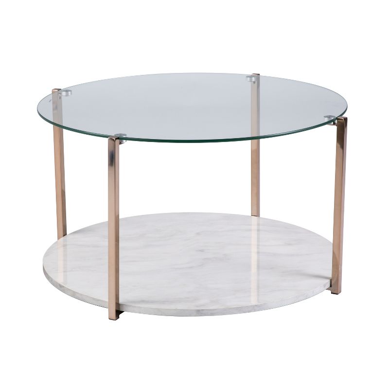 Agnes Cocktail Table Warm Gold - Aiden Lane, 1 of 8