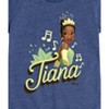 Girls' - Disney Princess - Tiana Headshot Fitted Short Sleeve Graphic T-Shirt - 2 of 4