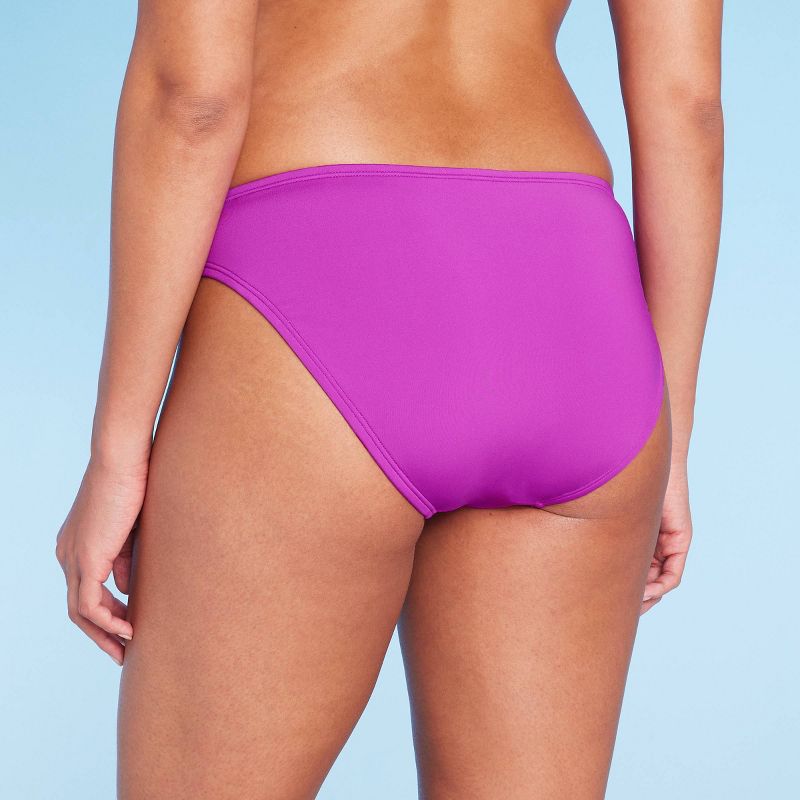 Women's Medium Coverage Hipster Bikini Bottom - Shade & Shore™ Purple, 6 of 7