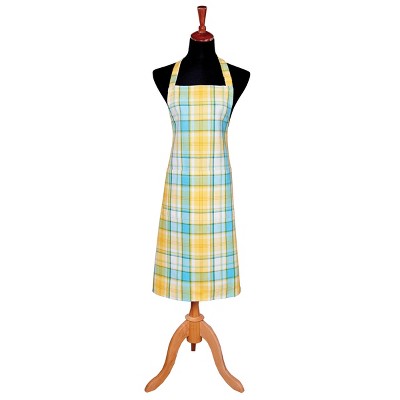 C&F Home Citrus Mist Plaid Apron