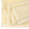 Unique Bargains Cotton Soft Lightweight Solid Hand Towels for Bathroom 14" x 30" 4 Packs - 4 of 4
