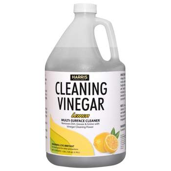 Harris Lemon Scent Concentrated All Purpose Cleaning Vinegar Liquid 128 oz (Pack of 4)