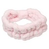 Spa Essentials 2-Pack Plush Spa Headbands – Ultra-Soft Stretch Fleece Facial Hair Bands for Women – Ideal for Makeup, Skincare, and Bath - 2 of 3