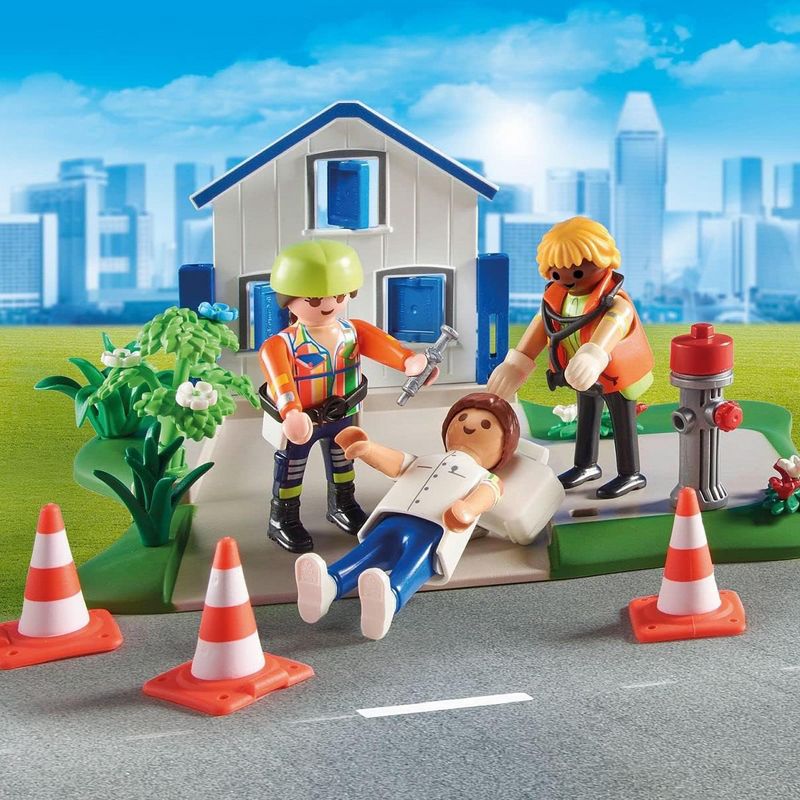 Playmobil 70980 My Figures Rescue Mission Building Set, 3 of 8
