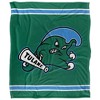 Tulane University Primary Logo Stripes Silky 50x60 Blanket, 1 Sided - 2 of 4