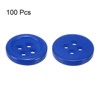 Unique Bargains Resin DIY Craft Flat 4-Hole Sewing Buttons 100 Pcs - 3 of 4