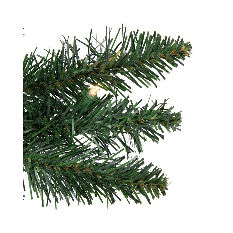 Northlight Pre-Lit Buffalo Fir Commercial Christmas Garland - 50' x 16" - Warm White LED Lights, 2 of 4