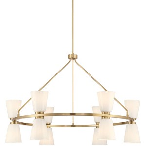 Possini Euro Design Possini Euro Lizzie 36" Wide Gold 12-Light Chandelier - 1 of 4