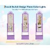 Kids Jewelry Cabinet with Full-Length Mirror, Freestanding Armoire with LED, Storage Drawers, Jewelry Organizer, Princess Theme - 3 of 4