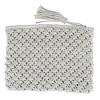 CTM Women's Crochet Clutch Tassel Handbag - 2 of 3